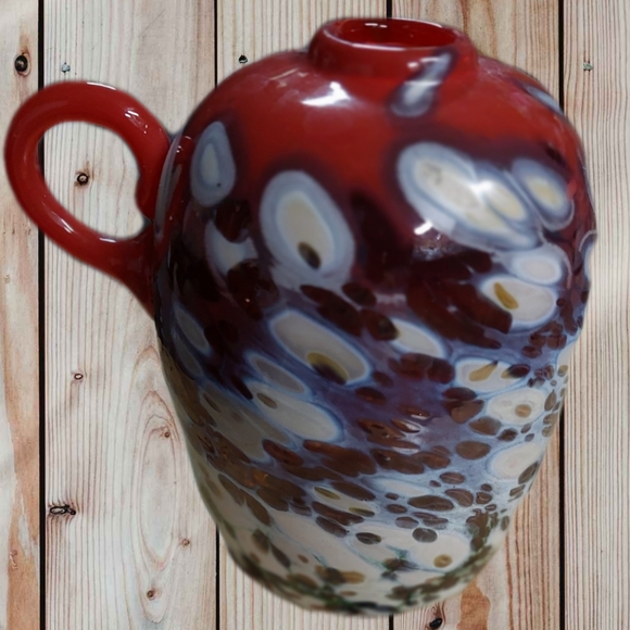 Hand-blown glass jug - Picture 5 of 9